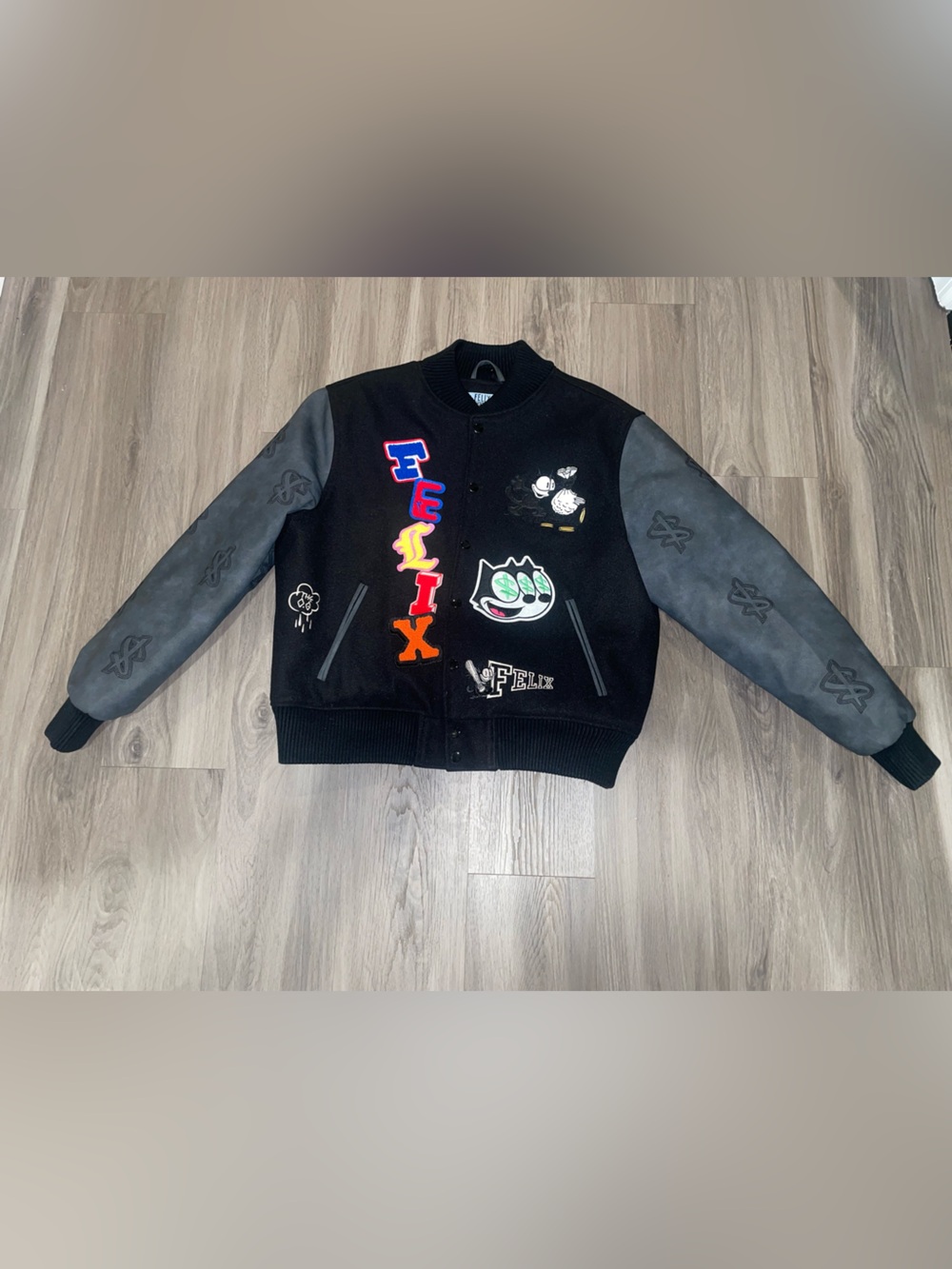New Men’s Felix The Cat “Dreaming” x SP Varsity Jacket — Size. M